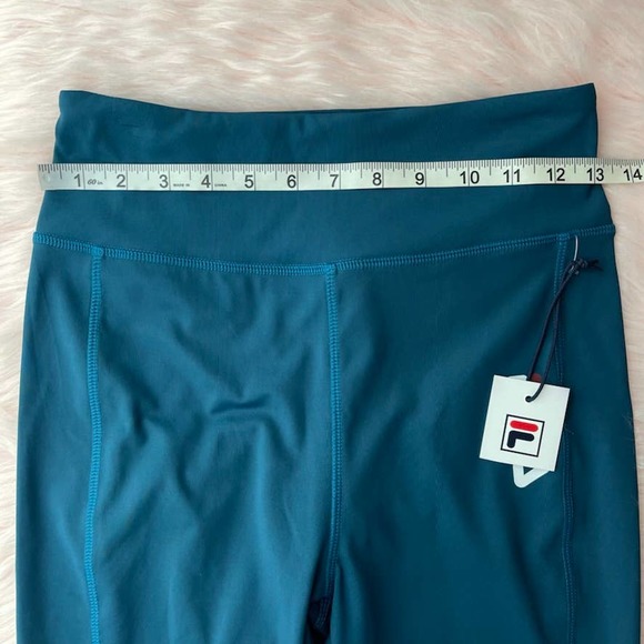 NWT - FILA Women's Hikari High Rise Leggings in Turquoise - Size Small - Picture 12 of 16